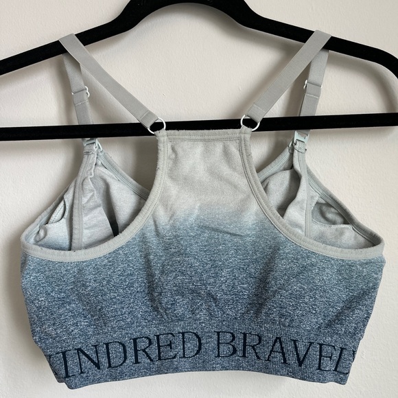 Kindred Bravely Sublime Nursing Sports Bra Ombre Storm Sz M - Picture 3 of 4